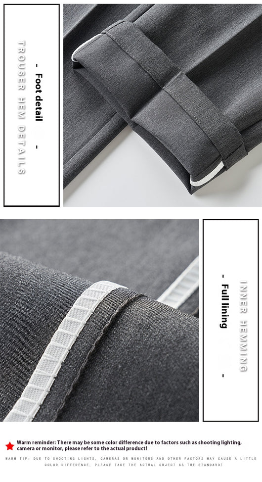 Pantalones Casuales Elásticos Slim Fit Lujo Ligero para Hombre - Image 17