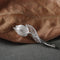 Simple pin autumn and winter coat collar pin Plateado
