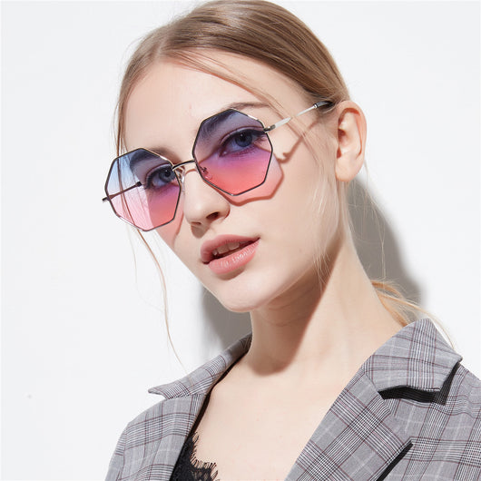 Gafas de Sol Geométricas Diamond con Lentes Transparentes - Image 16