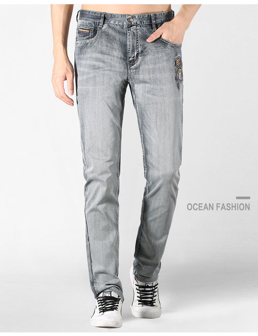 Jeans Rectos Holgados Talla Grande para Hombre - Corte Slim Moderno - Image 9