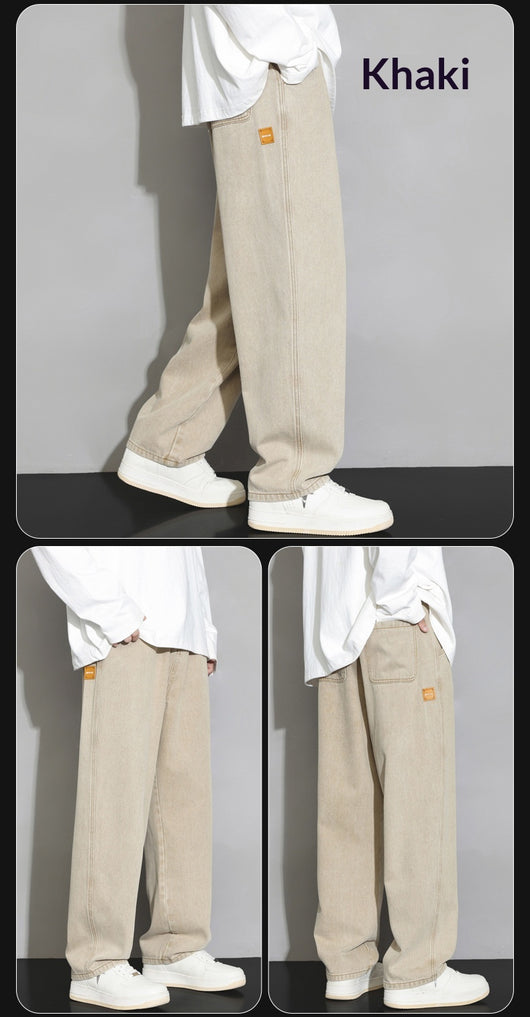 Pantalones Rectos Holgados para Hombre - Image 14