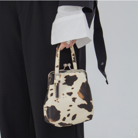 Bolsa Mensajera Portátil Vaca Linda para Mujer