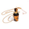 Colar pingente de cristal frasco de perfume FI0638