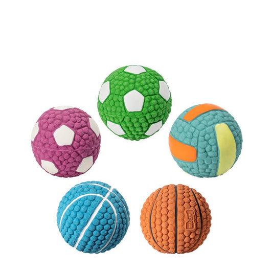 Pelota Interactiva Sonora para Perros - Juguete Resistente de Caucho