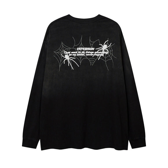 Playera Casual con Diseño de Araña para Hombre