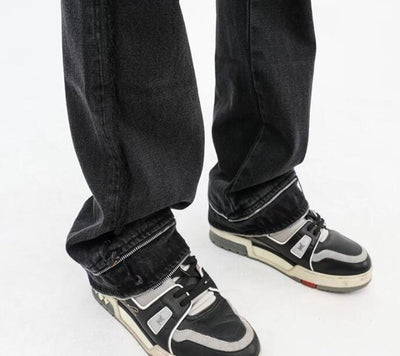 Jeans Negros Estilo Tooling con Bolsillos para Hombre - Image 6
