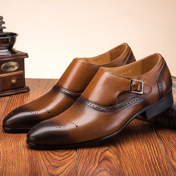 Zapatos de Cuero Brock Estilo Ejecutivo para Hombre