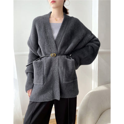 Cardigan Tejido Grueso Oversized Antipelusas - Image 7