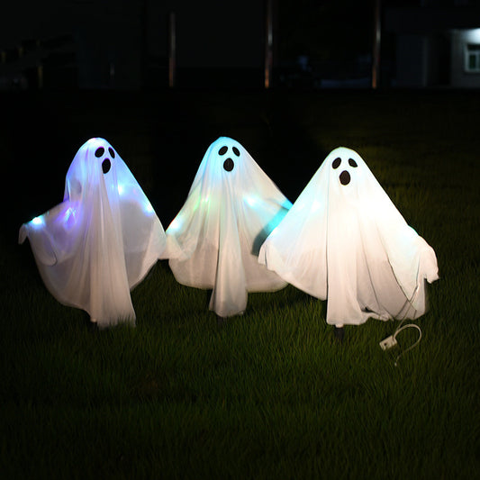 Estaca Fantasma Luminosa Halloween - Decoración Terrorífica con Luz LED para Exterior - Image 2