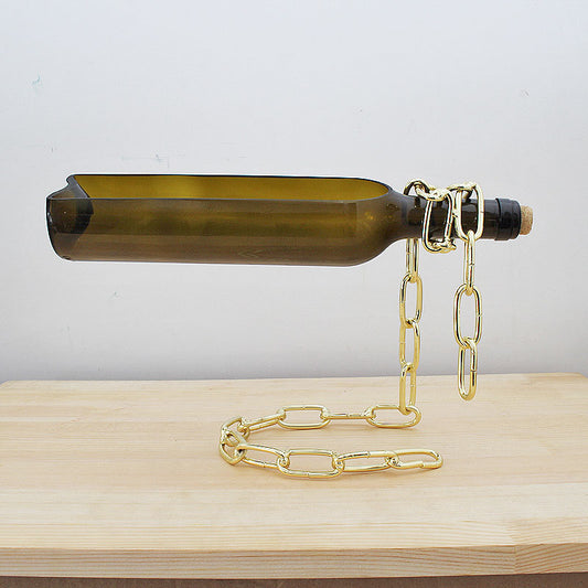 Decoración Botella de Vino Suspendida