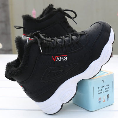 Zapatillas Deportivas de Invierno con Suela Gruesa y Forro de Algodón - Image 6