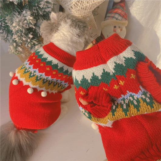 Ropa Navideña para Gatos: Abrigo Festivo y Cálido para Invierno - Image 3