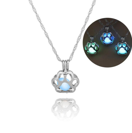 Collar Luminoso con Diseño de Patita