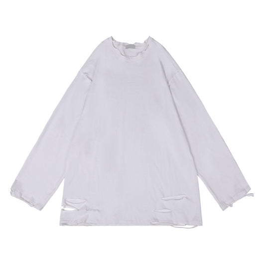 Remera Oversize Cuello Redondo Manga Larga - Image 9