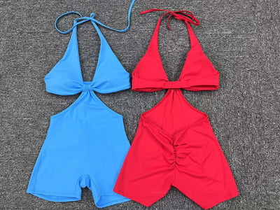 Jumpsuit Deportivo Falso Dos Piezas para Yoga y Fitness - Image 29