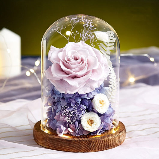 Rosa Gigante Eterna en Cúpula de Cristal - Regalo Romántico para San Valentín - Image 6