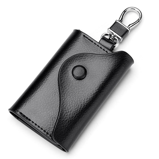 Cartera Llavero de Cuero Genuino Multifuncional Gran Capacidad - Image 5
