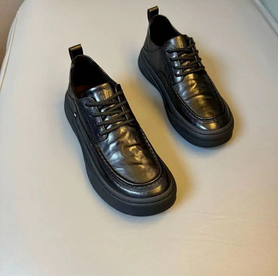 Zapatos de Cuero Ligeros para Hombre con Suela Suave y Cómoda - Image 9