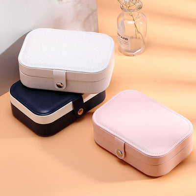 Organizador de Joyas de Dos Niveles Estilo Coreano para Aretes y Anillos - Image 13