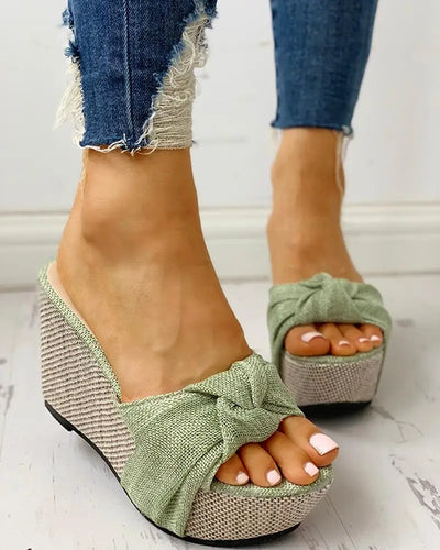 Sandalias con Moño Elegante - Image 12