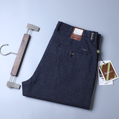 Pantalones de Vestir Cuadros Sueltos Rectos - Estilo Moderno y Profesional - Image 4