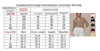 Blusa Entallada Cuello Mao Manga Tres Cuartos para Mujer - Image 11