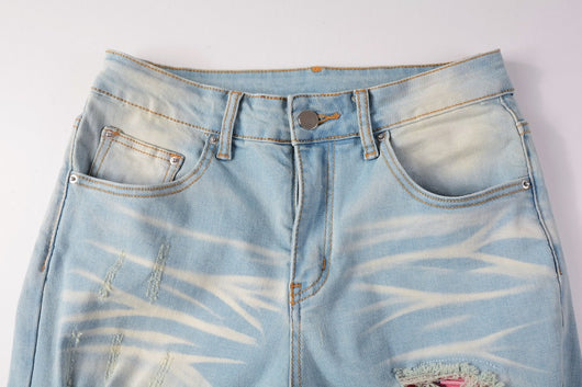 Jeans Slim Fit Efecto Desgastado INS - Image 15