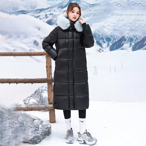 Abrigo Protector para Frío Estilo Coreano Talla Grande Mujer