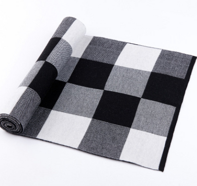 Bufanda de Lana Cuadros para Hombre - Invierno Cálido y Elegante - Image 7