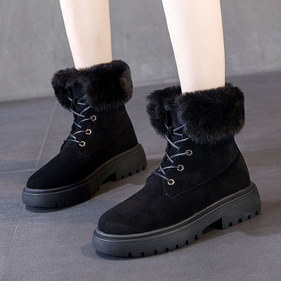 Botas para Mujer con Forro de Piel Cálida y Ligera - Image 3