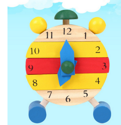 Reloj Desarmable y Armable para Niños - Juguete Educativo de Madera