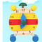 Reloj Desarmable y Armable para Niños - Juguete Educativo de Madera