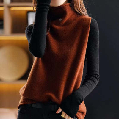 Polera Cuello Alto Básica Mujer - Ajuste Perfecto - Image 10