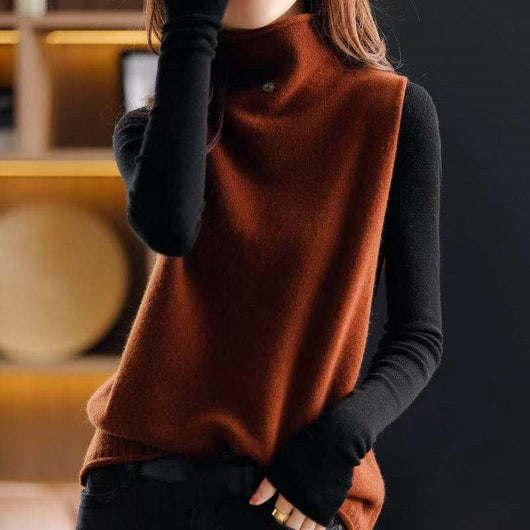 Polera Cuello Alto Básica Mujer - Ajuste Perfecto - Image 10