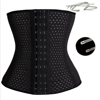 Beige ladies' postpartum tummy tuck body shaper with multiple hook-and-eye closures and a perforated design. - Image 20