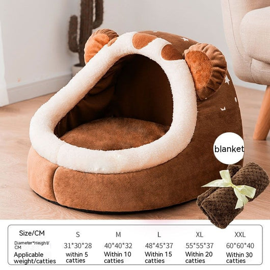 Casa Portátil para Perros Pequeños - Cama Desmontable y Lavable Todas las Estaciones - Image 4