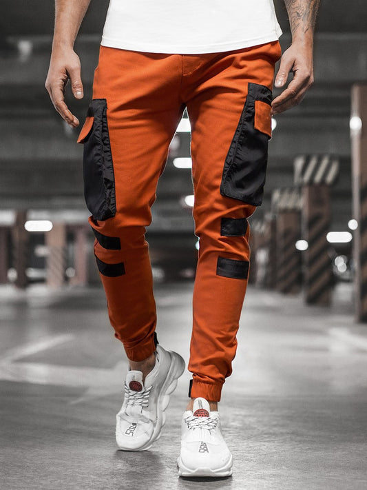 Pantalones Casuales de Cintura Media con Bota Ajustada