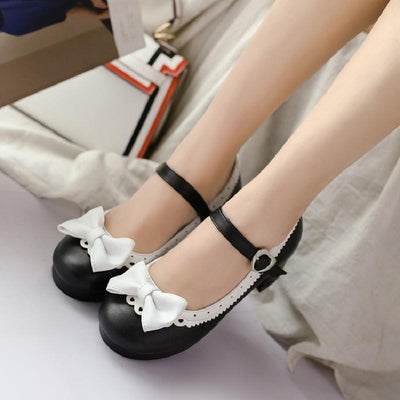 Zapatos Estilo Universidad con Moño - Image 5