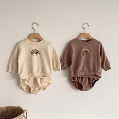 Conjunto Infantil de Manga Larga y Shorts - Image 4