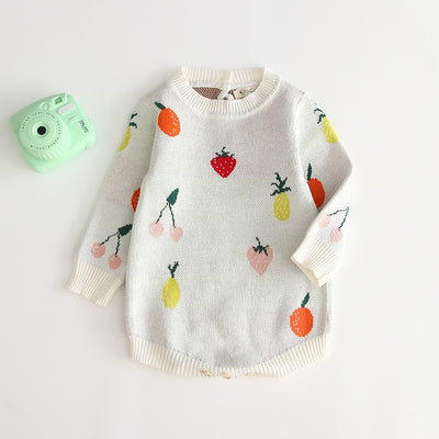 Jumpsuit de Algodón Jacquard Frutal Doble Capa - Image 17