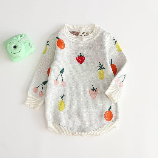 Jumpsuit de Algodón Jacquard Frutal Doble Capa - Image 17