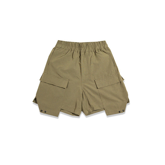 Shorts Cropped con Múltiples Bolsillos