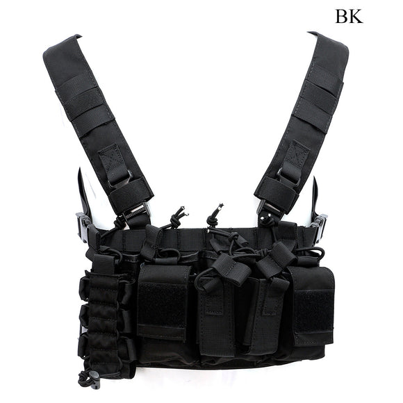 Chaleco Táctico Camuflaje con Banda Abdominal Reforzada