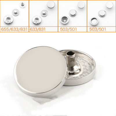 Botones de Presión Metálicos Ocultos para Chaquetas y Prendas Vaqueras - Image 14