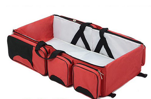 Cuna Portátil Multifunción para Bebé - Bolso Mami Convertible - Image 2