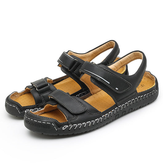 Sandalias de Cuero para Hombre Estilo Casual Moderno - Image 6