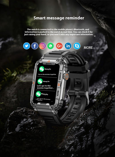 Reloj Inteligente KR88 con Llamadas Bluetooth, Asistente de Voz y Monitor de Salud - Image 11