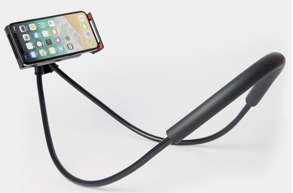 Soporte Flexible para Celular con Colgante Masajeador de Cuello