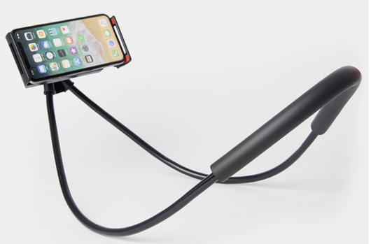 Soporte Flexible para Celular con Colgante Masajeador de Cuello