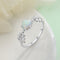 Anillo Hoja Coreana Elegante